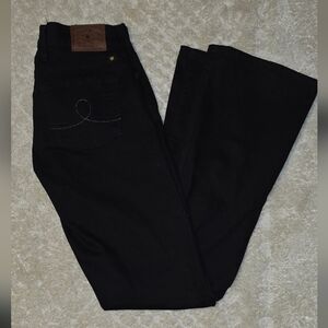 Lucky Brand Black Flare Wide Leg Jeans